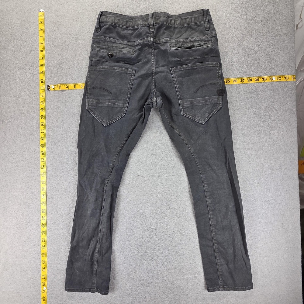 G-Star Raw Jeans Mens Black D-Staq 3D Slim Tapered Fits 29x26